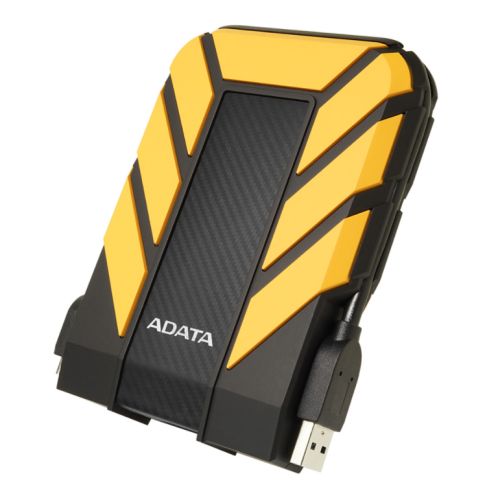 Yellow ADATA HD710 Pro 1TB rugged external hard drive, IP68 waterproof and dustproof design Yellow ADATA HD710 Pro 1TB rugged external hard drive, IP68 waterproof and dustproof design